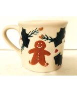 Hartstone Pottery Mug Christmas Ornament Stocking G-Bread Man 3.75&quot;H 10 ... - £14.33 GBP