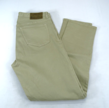 Todd Snyder Jeans 33 x 32 Khaki Straight Leg Cotton Casual Stretch Pant ... - $47.45