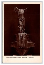 RPPC Winged Victory of Samothrace Statue Musee Du Louvre Paris UNP Postcard Z4 - £7.85 GBP