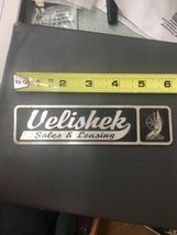 Velishek sale leasing prior lake MN vintage Car Dealer Metal Emblem Badg... - $29.99