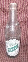 Crest Acl Soda Bottle. Rockford Illinois Guest Size - £25.54 GBP