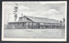 1918 YMCA Building Camp Shelby Hattiesburg MS Mississippi Postcard - $12.19