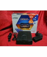 TDK UE-5201B Black External USB CD-RW CD-Rom Drive 52X Velocd 5201-UE - $722.60 MXN