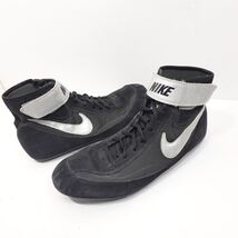 Nike Speedsweep VII Wrestling Shoes Mens 12 Black Lightweight High 36668... - $31.49
