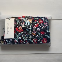 Vera Bradley RFID Riley  turnlock Wallet Perennials Noir NEW with tags - $29.67