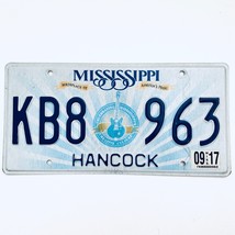 2017 United States Mississippi Hancock County Passenger License Plate KB... - $16.25 CAD