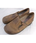 KLOGS WOMEN&#39;S sz9.5 SHOES TANISH BROWN SUEDE SLIP-RESISTANT SOLE AF100189 - $15.29