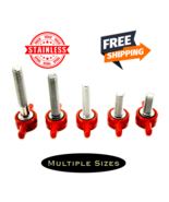 M5 x .8mm Thumb Screw Bolts Red Tee Wing Knob Head Metric Stainless Stee... - $24.30 CAD+