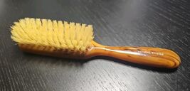 Vtg Avon Hair Brush Tortoise Shell Carmel Butterscotch Natural Bristle F... - $91.72