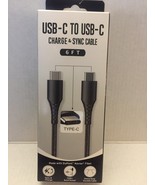 NEW USB-C to USB-C Charge and Sync 6 Foot Cable - $164.64 MXN