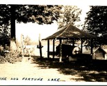 RPPC PIne Log and Structure Fortune Lake Be-Wa-Bic Park Michigan MI Post... - $13.32