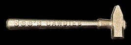 Vintage Toffee Hammer See’s Candies Miniature Candy Hammer Advertising Silver image 6
