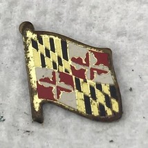 Maryland State Flag Pin Vintage - £7.86 GBP