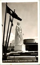 Vtg Postcard RPPC New York Worlds Fair Statue of George Washington UNP - £5.49 GBP
