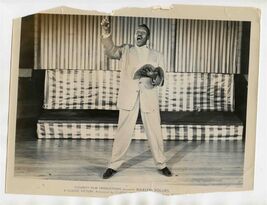 1949 Harlem Follies Original 8X10 Black &amp; White Singer Photo Black Ameri... - $37.62