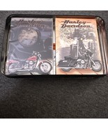 Harley Davidson playing cards inside Harley collectible tin Cards SEALED - $342.71 MXN