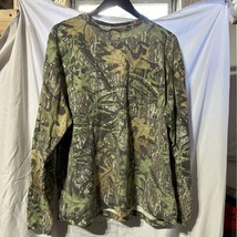 Vintage Jerzees Outdoors Camo Long Sleeve Pocket T-Shirt Size XXL 2XL Mo... - $24.74