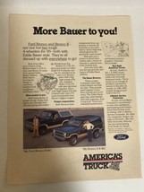 1985 Ford Bronco Vintage Print Ad Advertisement pa30 - $8.90