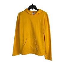 Nike Youth Jacket Size L 16/18 Yellow Hoodie Pocket Long Sleeve LSU Tigers - $22.34