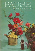 Pause for Living Spring 1961 Vintage Coca Cola Booklet Ikebana Easter More - $9.89