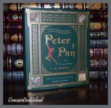 Annotated Peter Pan by J.M. Barrie New Illustrated Collectible Large Hardcover - £35.59 GBP