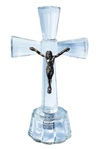 Lord Jesus Christ Crystal showpiece Idol Sculpture for Home Decor Car Dashboard - £20.08 GBP