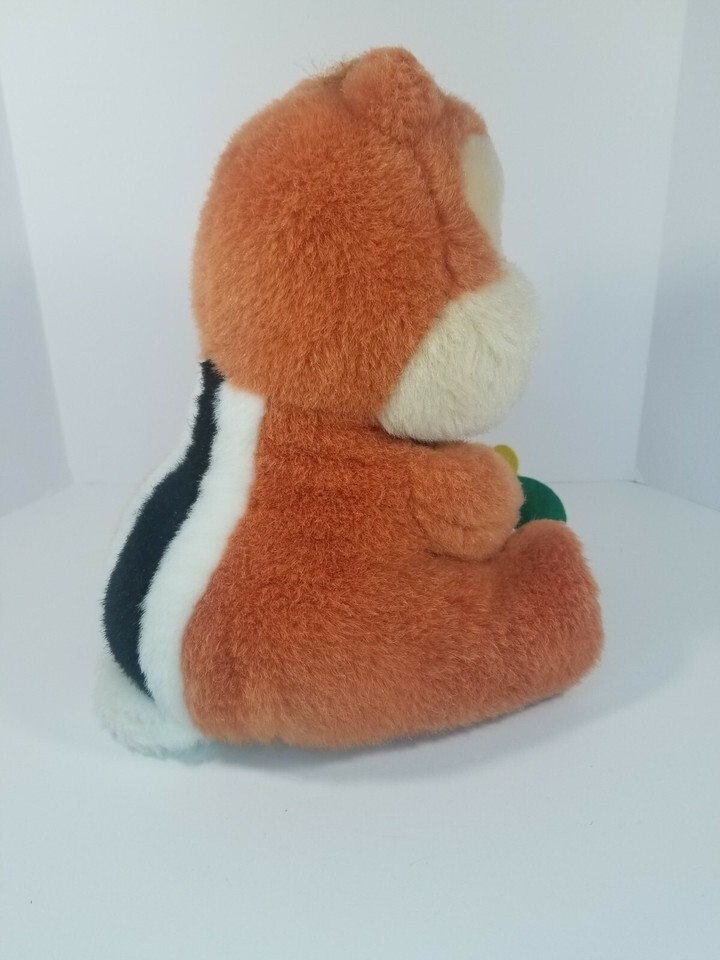 Walt Disney Bean Bag Plush Dale With Flowers Stuffed Animal Toy Sitting 9" Item image 4