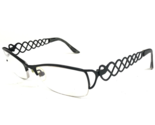 Prodesign Eyeglasses Frames 5107 Black Rectangular Cat Eye Half Rim 50-1... - $74.67