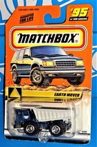Matchbox 2000 Build It Series #95 Earth Mover Dump Truck Blue & Gray w 2000 Logo - $4.95