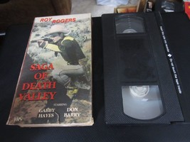 Saga of Death Valley (VHS, 1984, Black &amp; White) - £5.42 GBP