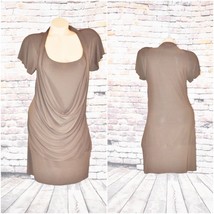 Studio Y Size Large Maxi Dress Draped Neckline - £18.88 GBP