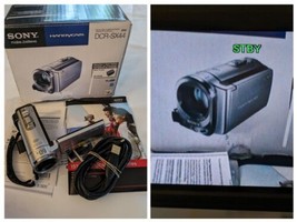 Sony Handycam DCR-SX44 4GB Digital Camcorder OEM Charger Box Working - £69.76 GBP