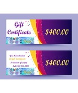 Suzie Q Urns 400.00 Gift Certificate - $400.00