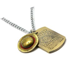 Anime One Piece Luffy Skeleton Pendant Necklace The - £35.37 GBP