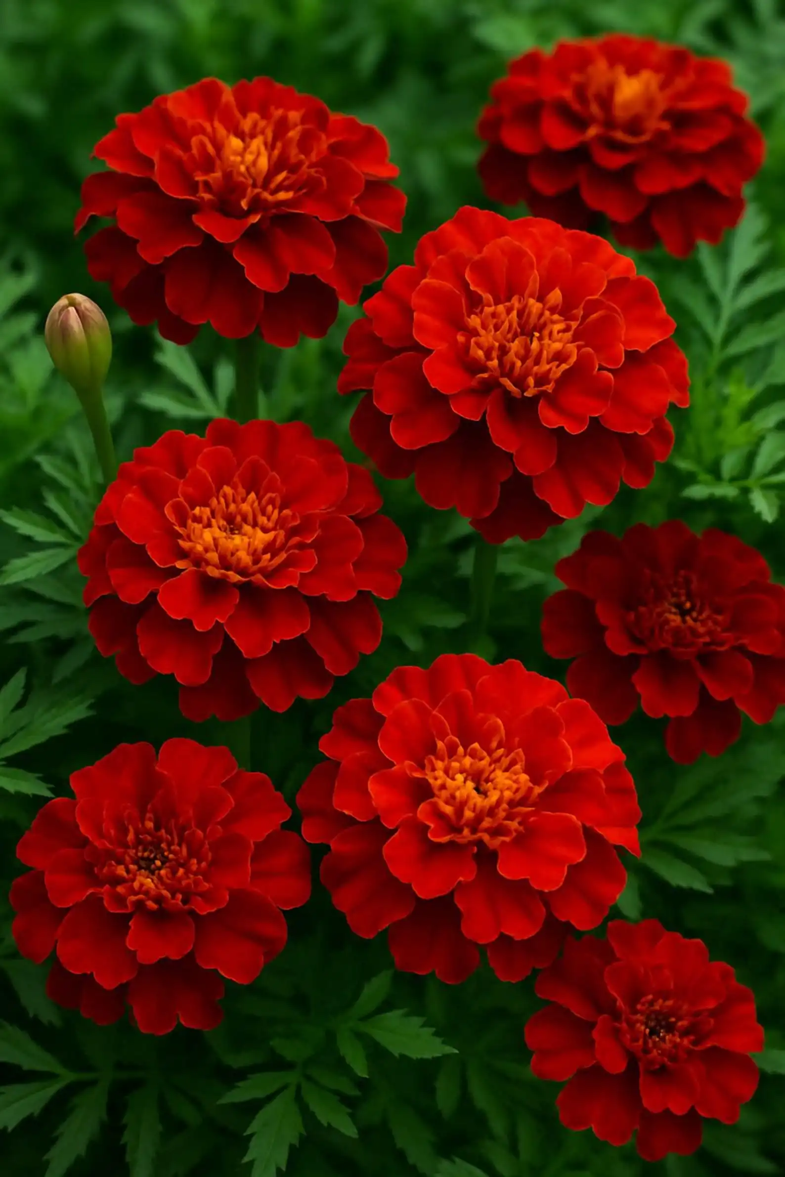 25 French Fireball Marigold Seeds, Pollinator Friendly - €11,11 EUR