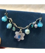 Avon Dangling Colorful Cats Eye Anklet - Blue 2005 - $25.00