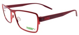 PUMA PU0291O 004 Men&#39;s Eyeglasses Frames Large 58-16-150 Red / Burgundy - £40.96 GBP