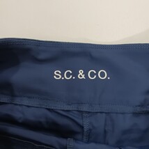 S.C. & Co. Denim Skort Women’s Size Large Blue Pull-On Stretch Mini Denim Skirt image 3