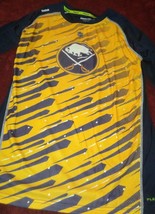 Nhl Buffalo Sabres Reebok Center Ice Boys Xl 18-20 Hockey Long Sleeved Shirt New - £20.23 GBP