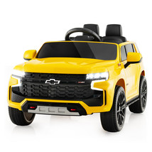 12V Kids Ride On Car Chevrolet Tahoe Electric Truck Suv Remote W/ Music &amp; Light - £291.59 GBP