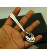 fabulous sterling silver handmade solid silver4.2&quot; spoon kitchen utensil... - $1,272.55 MXN