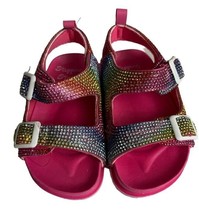 First Steps by Stepping Stones - Multicolor Rhinestones Girls Sandals size 6 - £7.31 GBP