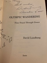 AUTOGRAPHED Olympic Wandering: Time Travel Through Greece 1st Edition Hardcover - £16.61 GBP