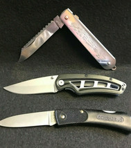 Gerber Schrade &amp; Cousin Willie&#39;s Folding Pocket Knife Lot of 3 - £55.71 GBP