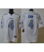 Men's James Cook #4 Stitched Jersey White - $45.00