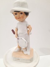 VTG Tennis Figurine 1975 Gorham Moppets Fran Mar Porcelain Japan - £12.08 GBP