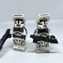 2pcs Kamino Guard Clone Troopers Minifigures Star Wars Kamino Security - £4.78 GBP