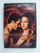 Original Sin Unrated Edition DVD Antonio Banderas Angelina Jolie - £12.24 GBP