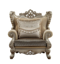 44" Beige and Green And Champagne Fabric Geometric Arm Chair And Toss Pillow - $60,859.35 MXN