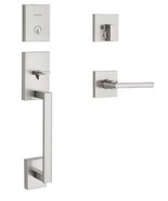 PACK of 2 Kwikset San Clemente Front Door Lock Handle &amp; Deadbolt Set, En... - €236,30 EUR